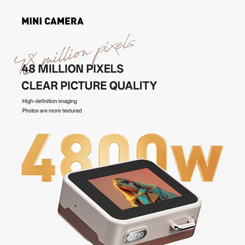 Capture Every Moment with the Mini Thumb Pocket HD Retro Camera - Your Perfect Travel Companion!