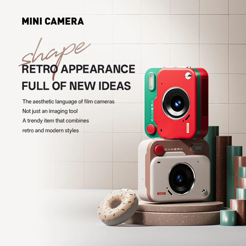 Capture Every Moment with the Mini Thumb Pocket HD Retro Camera - Your Perfect Travel Companion!